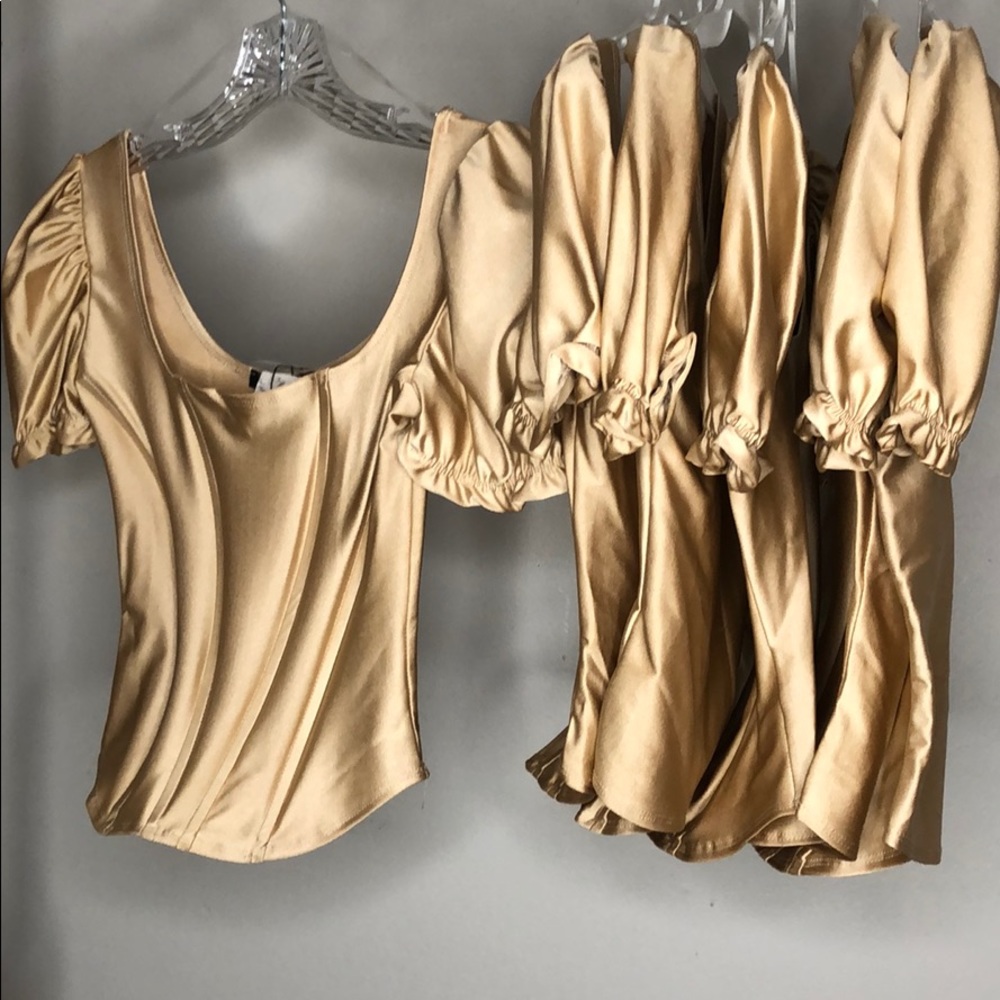 NUDE CORSET TOP - Picture 3 of 5